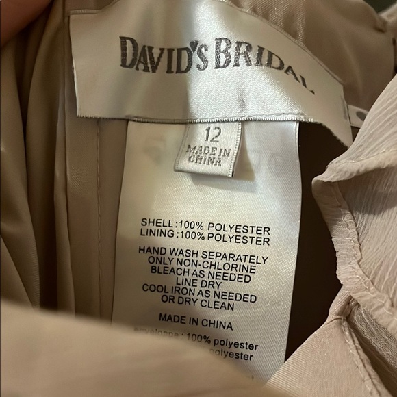 David's Bridal Elegant Gown in Cream - Picture 8 of 8